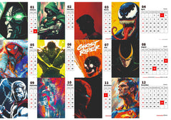 ANIME MAN Premium Table Desk Calendar
