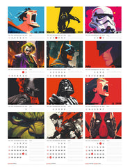 ANIME HERO MAN Premium Table Desk Calendar