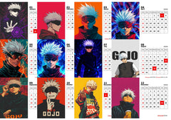 Satoru Gojo Table Desk Calendar
