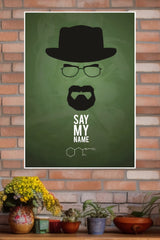 Say My Name Breaking Bad Poster | Web Series Posters