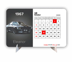 Shelby Mustang Premium Table Desk Calendar