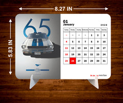 Shelby Mustang Premium Table Desk Calendar