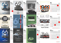 Shelby Mustang Premium Table Desk Calendar