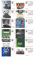 Shelby Mustang Premium Table Desk Calendar