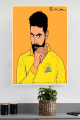 Sir Ravindra Jadeja Poster | Cricketers Posters | Sports Poster