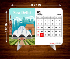 Sky High City Premium Table Desk Calendar