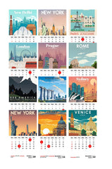 Sky High City Premium Table Desk Calendar