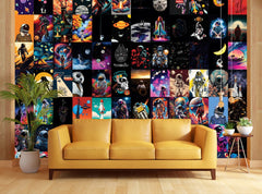 Sky Walker Wall Collage Kit - A4 Size Wall Posters Set