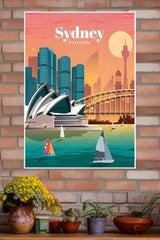 Skywalk Souvenir Sydney Poster | CIty Posters