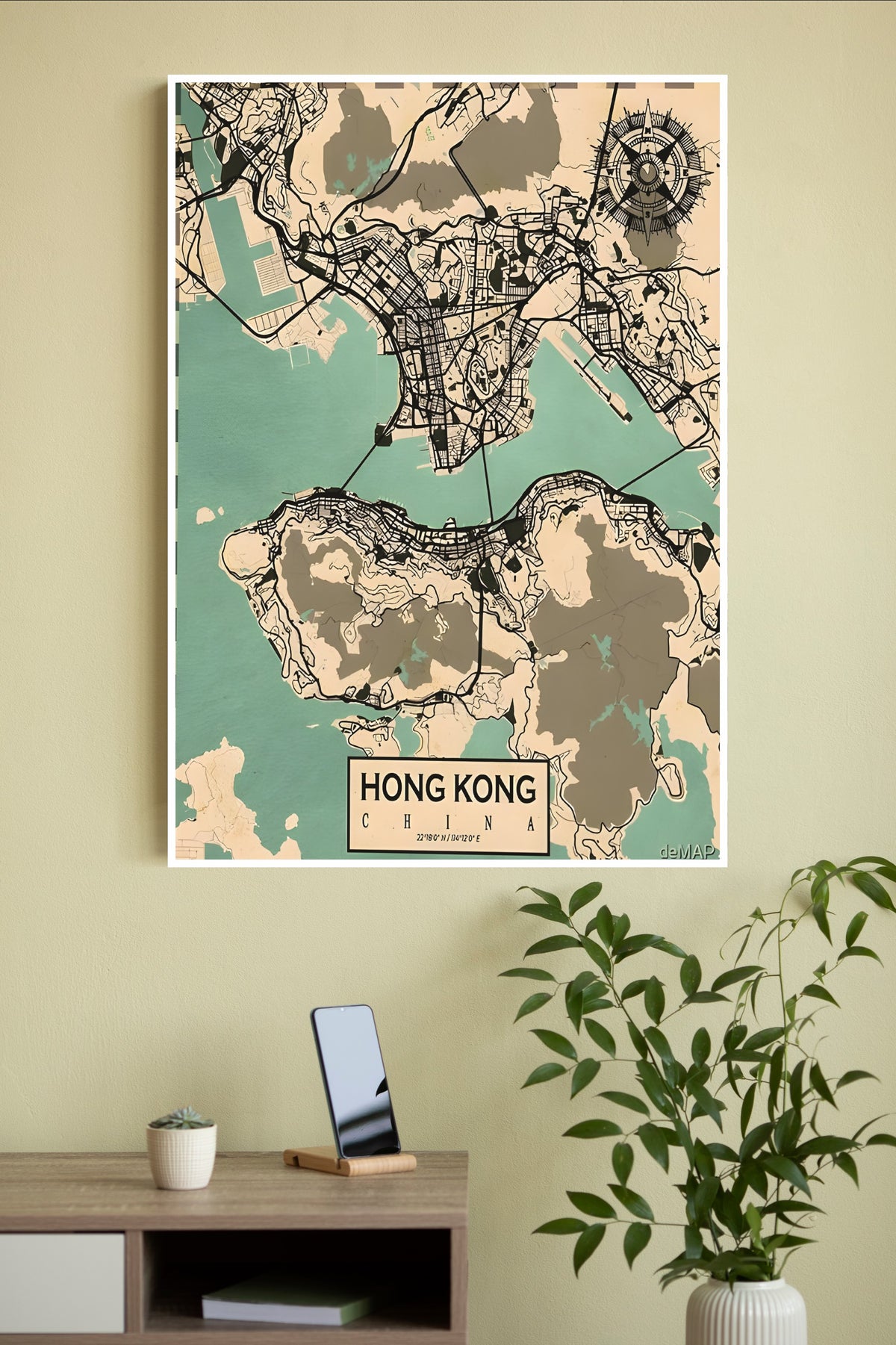 Special administrative regions of China Hongkong Poster | Map Posters