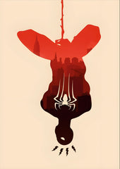 Spider-Man City Silhouette Minimalist Poster (Game Poster)