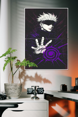 SATORU-GOJO-JUJUTSU-KAISEN-Poster-2-Split-Poster