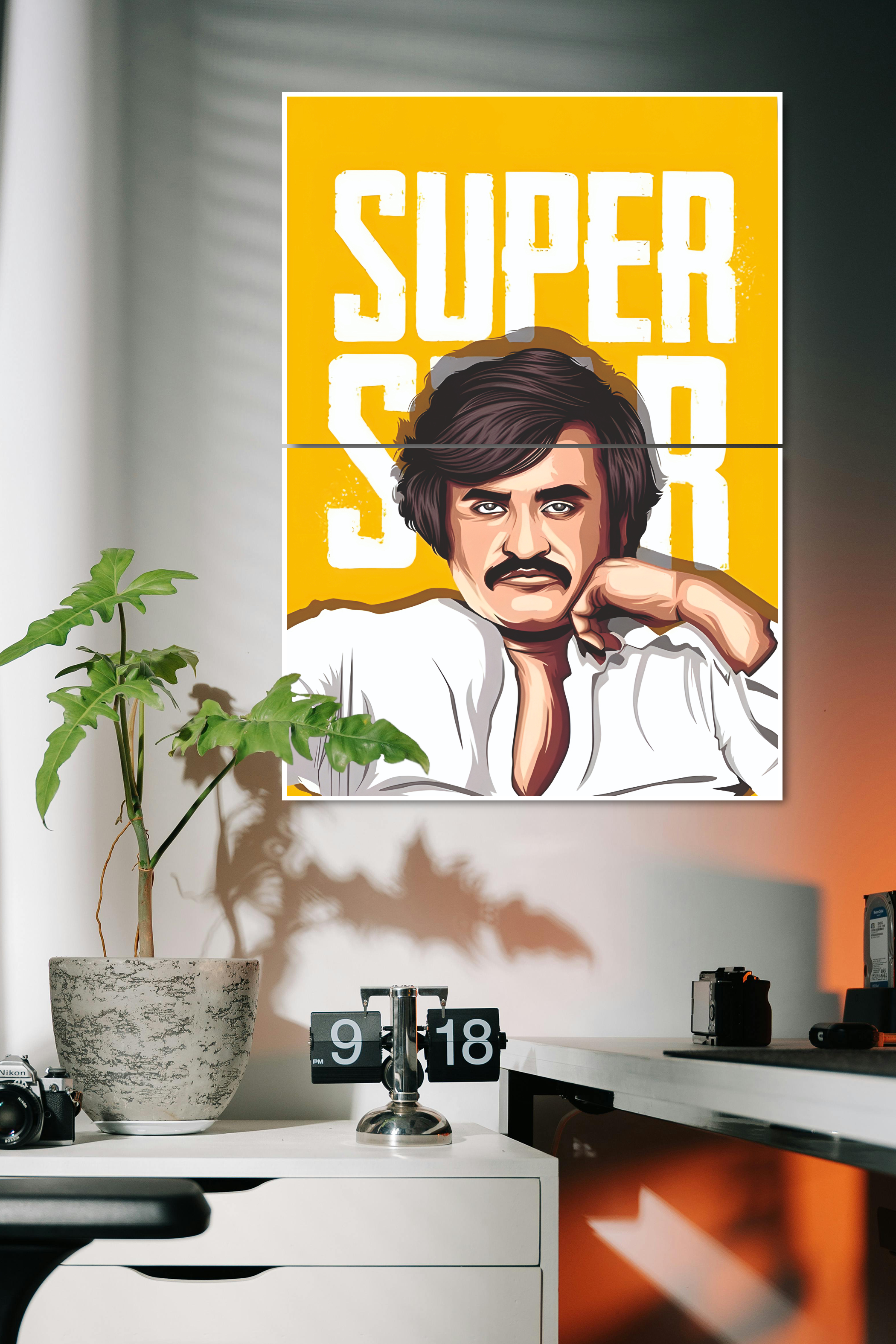SUPERSTAR-RAJINIKANTH-Poster-2-Split-Poster