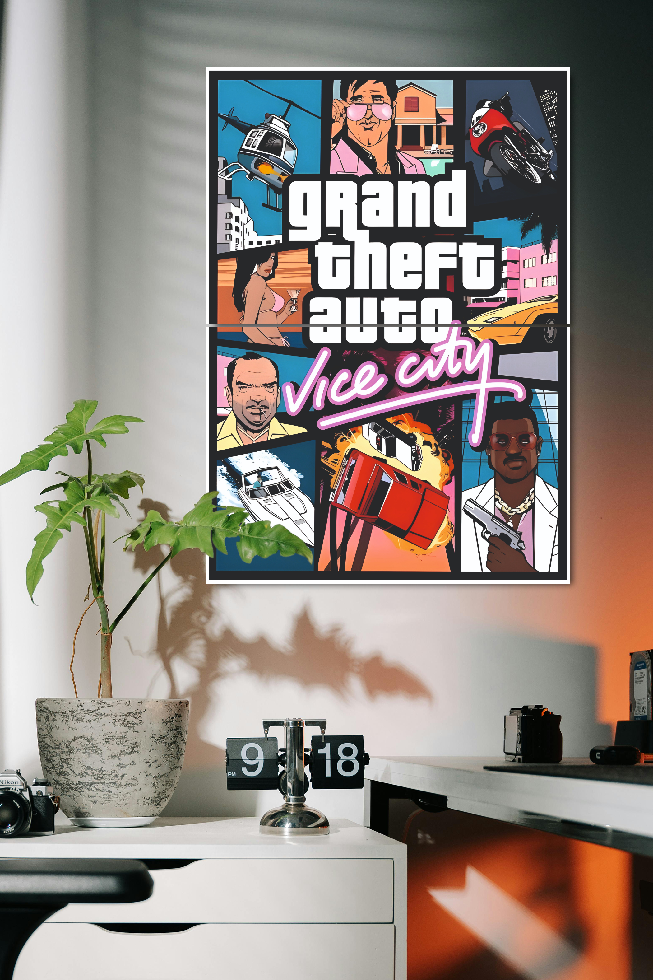 VICE-CITY-GRAND-THEFT-AUTO-Poster-2-Split-Poster