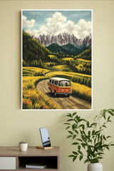 Summer Travel Van Poster | Cars Posters