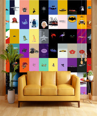 Super 99 Wall Collage Kit - A4 Size Wall Posters Set