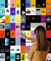 Super 99 Wall Collage Kit - A4 Size Wall Posters Set