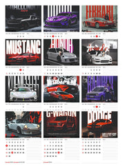 fast CAR Premium Table Desk Calendar