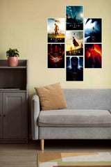 The Flash Hollywood Movie Poster | Combo Wall Poster Set | Pack of 7 Posters