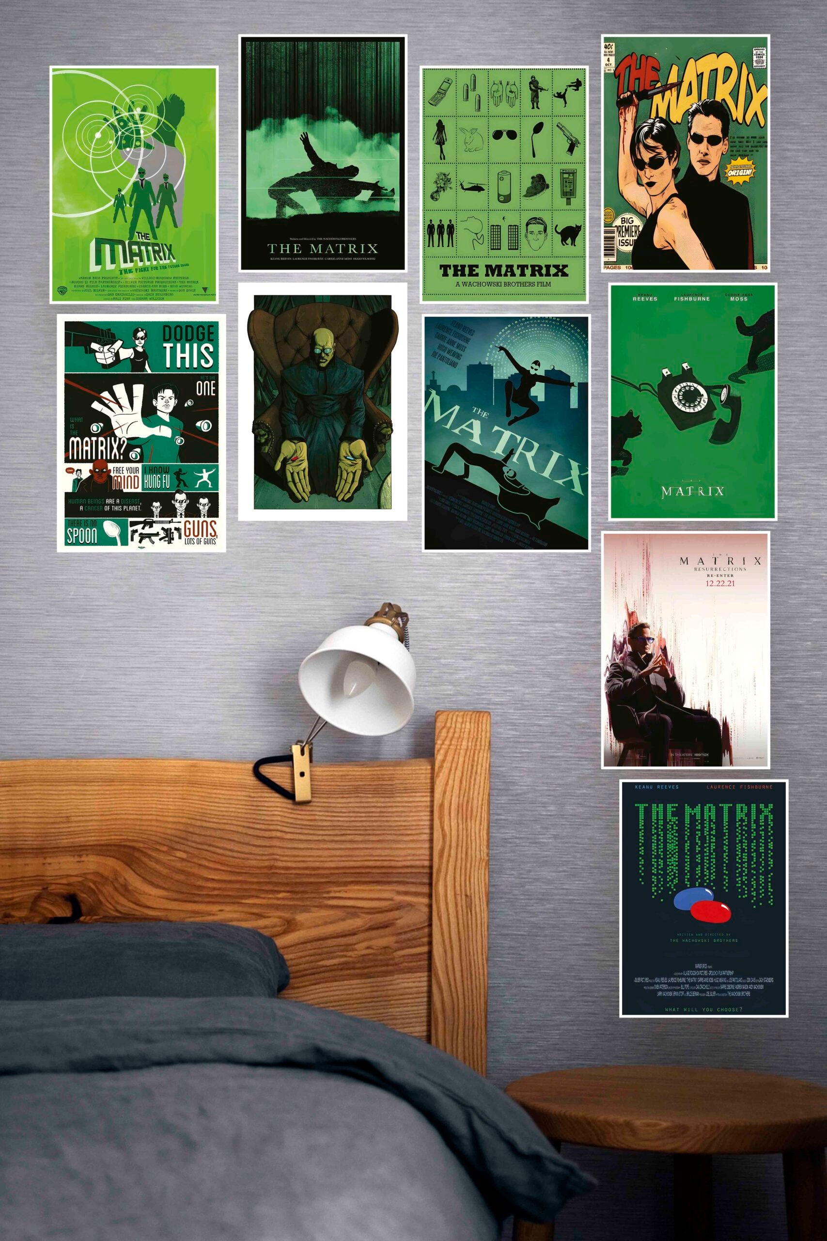 The Matrix Hollywood Movie Poster | Combo Wall Poster Set | Pack of 10 Posters