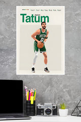 Tatum Poster | Basketball Posters | Sports Posters