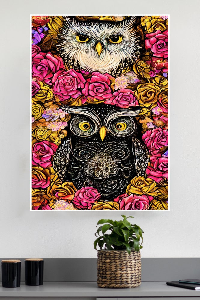 The Due of Owl Poster | Animal Posters
