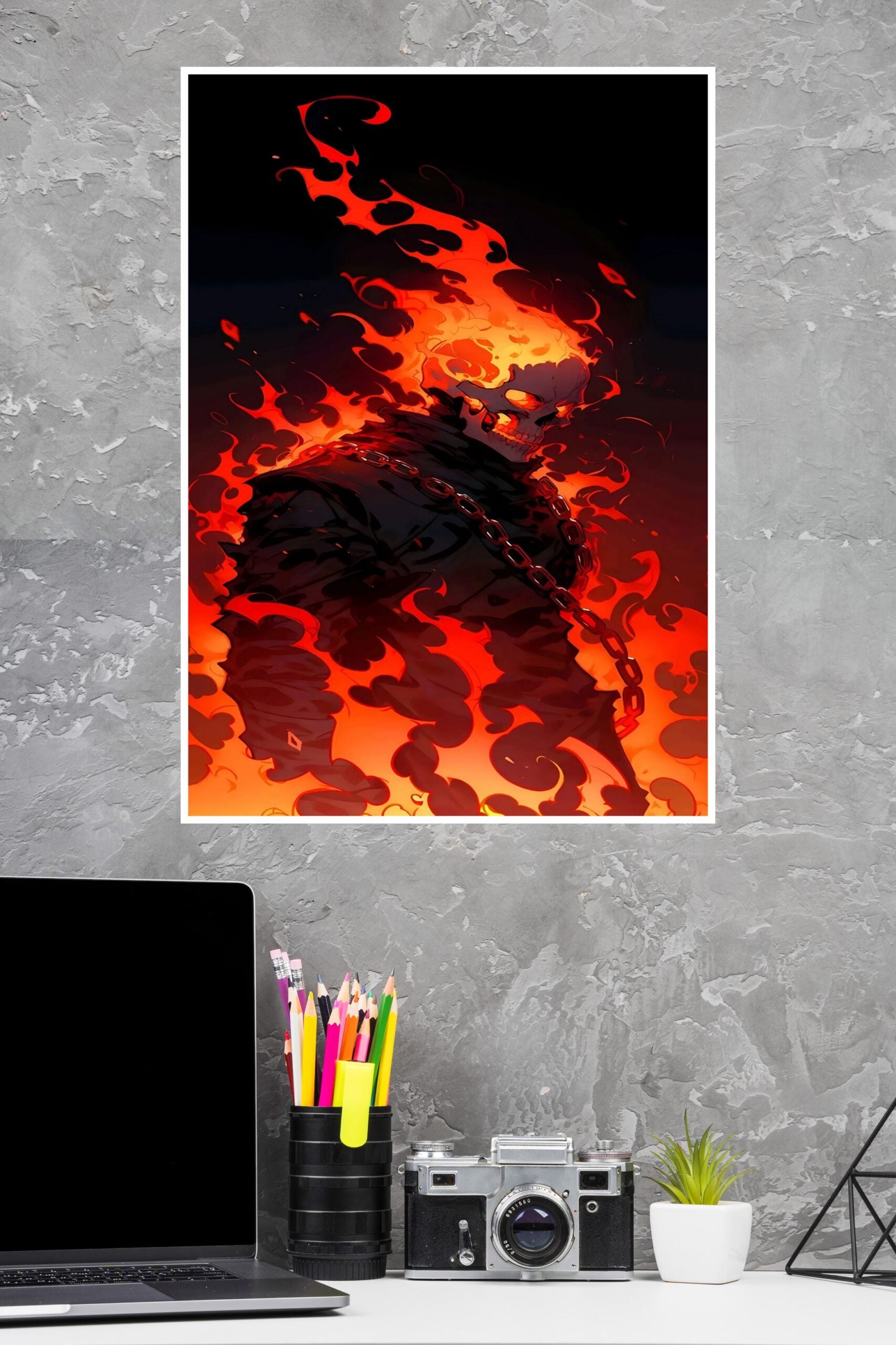 The Ghost Rider Poster, Marvel Poster | Superhero Posters
