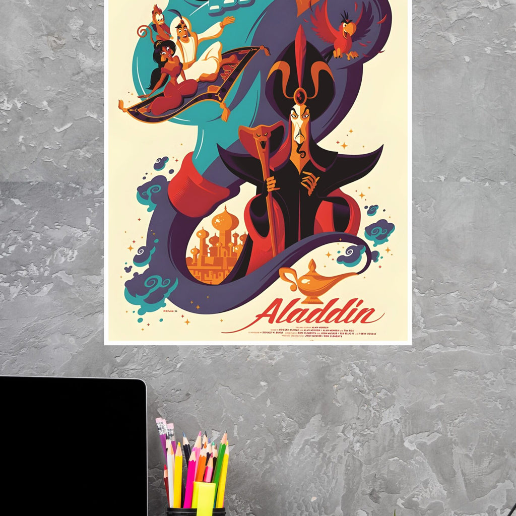 The Walt Disney Aladdin Poster | Animated Movie Posters – The Poster Valley