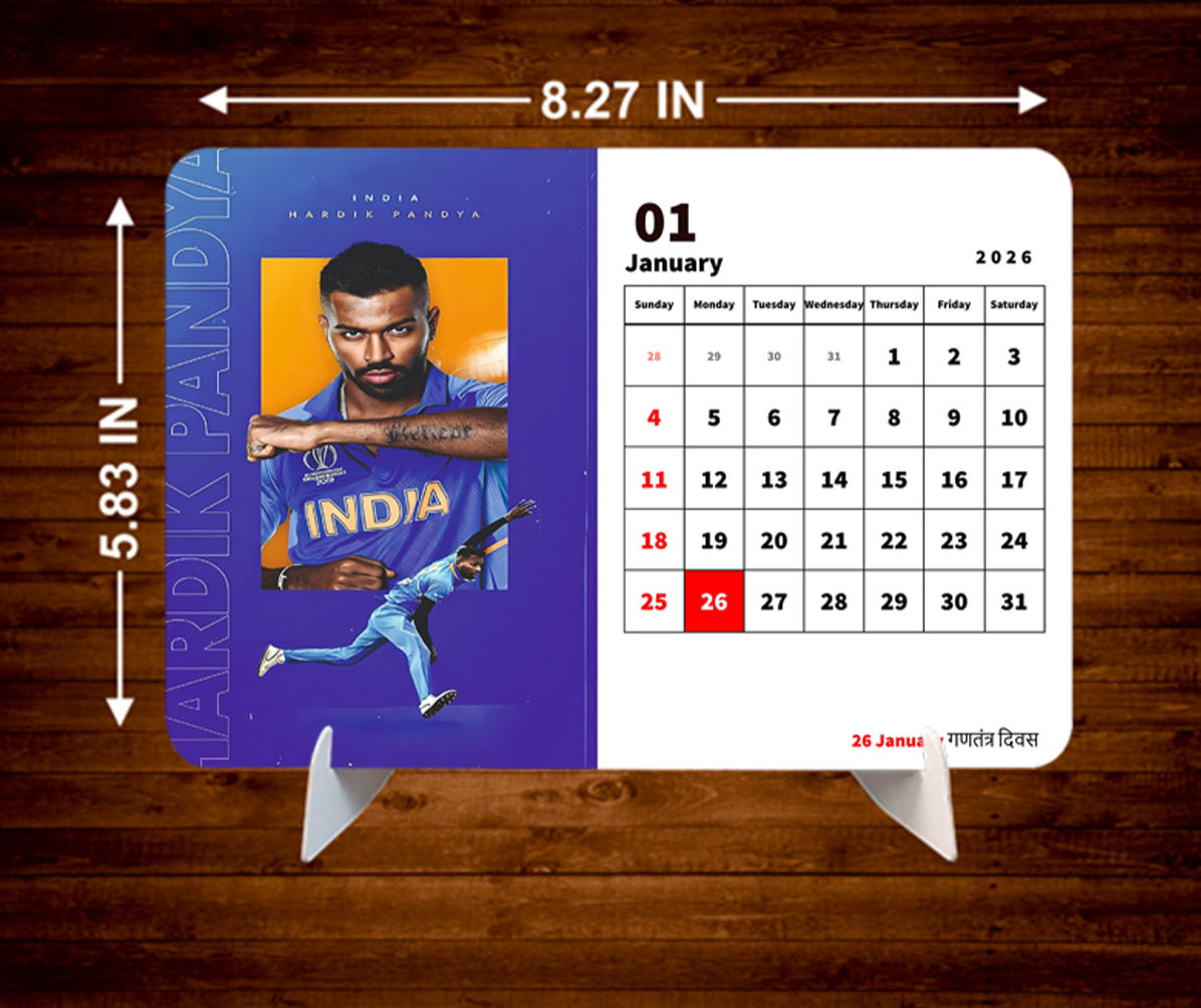 Game Changer Premium Table Desk Calendar
