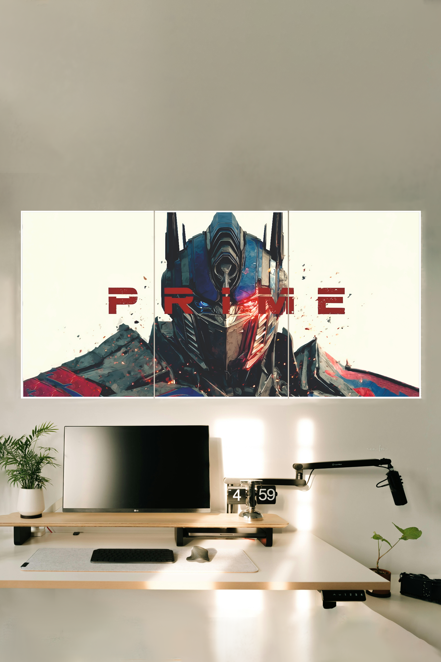 The Transformers  Optimus Prime franchise Poster 3 Split Poster
