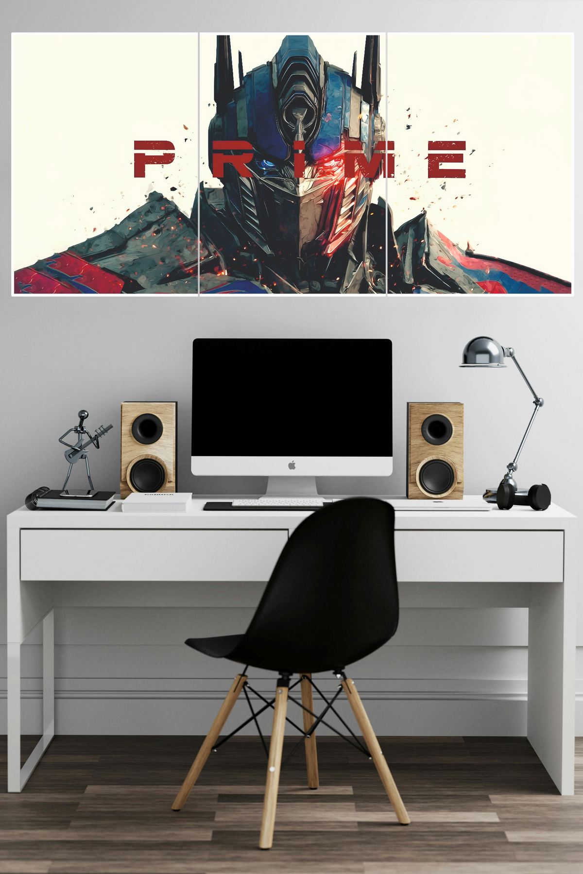 The Transformers  Optimus Prime franchise Poster  3 Split Poster