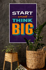 Think Big Poster | Gym and Motivational Quotes Posters