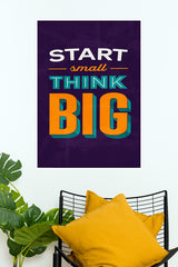 Think Big Poster | Gym and Motivational Quotes Posters