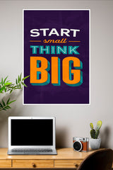 Think Big Poster | Gym and Motivational Quotes Posters