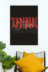 Think Outside Poster | Gym and Motivational Quotes Posters