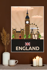Time To Travel England Poster | City Posters