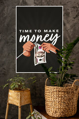 Time to Make Money Poster Poster | Gym and Motivational Quotes Posters