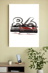 Toyota Sprinter Trueno AE86 Poster | Cars Posters