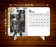 UFC Ultimate Fighting Championship Premium Table Desk Calendar