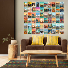 Beautiful Travel City | Super 60 Posters Set