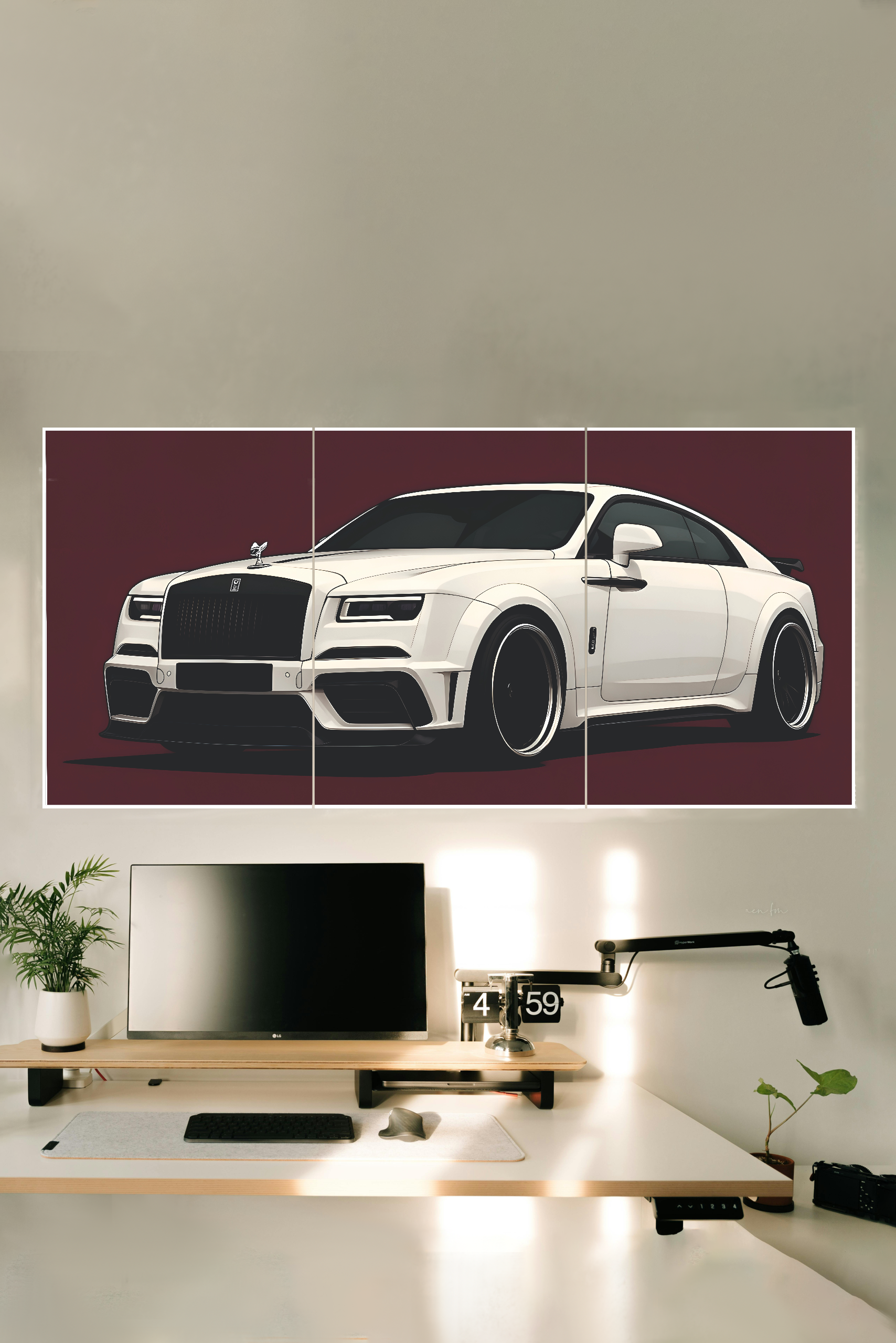 Venuum Black Rolls-Royce Apollo Poster 3 Split Poster