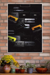 Vintage Tape Cassette Poster | Music Posters
