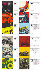 Vintage Motor Bike Predator Premium Table Desk Calendar