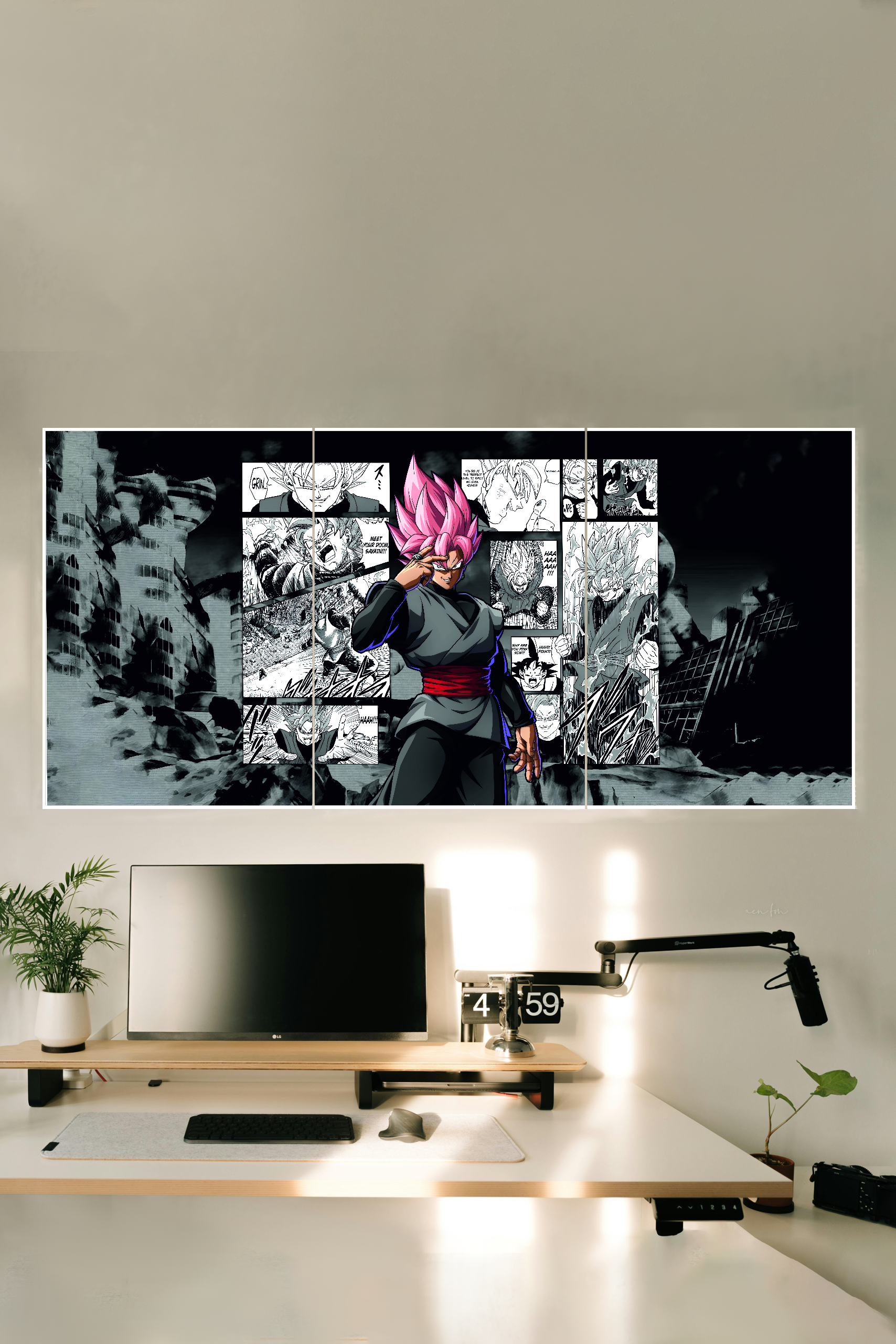 GOKU-BLACK-THE-DRAGON-BALL-3-Split-Poster