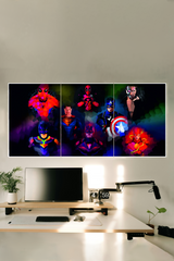 Superhero Collage Poster | 3 Split Poster