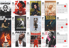 WORLD POP Premium Table Desk Calendar