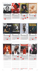 WORLD Singers Premium Table Desk Calendar