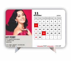 POP Singers Premium Table Desk Calendar