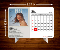 POP Singers Premium Table Desk Calendar