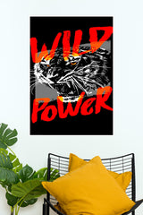 Wild Power Poster | Gym and Motivational Quotes Posters